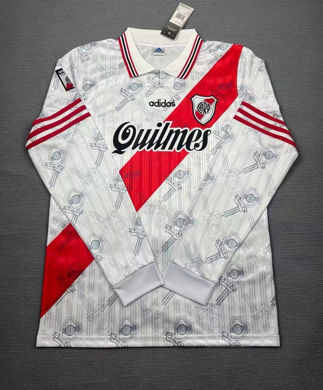 AAA Quality River Plate 96/98 Home Long Soccer Jersey
